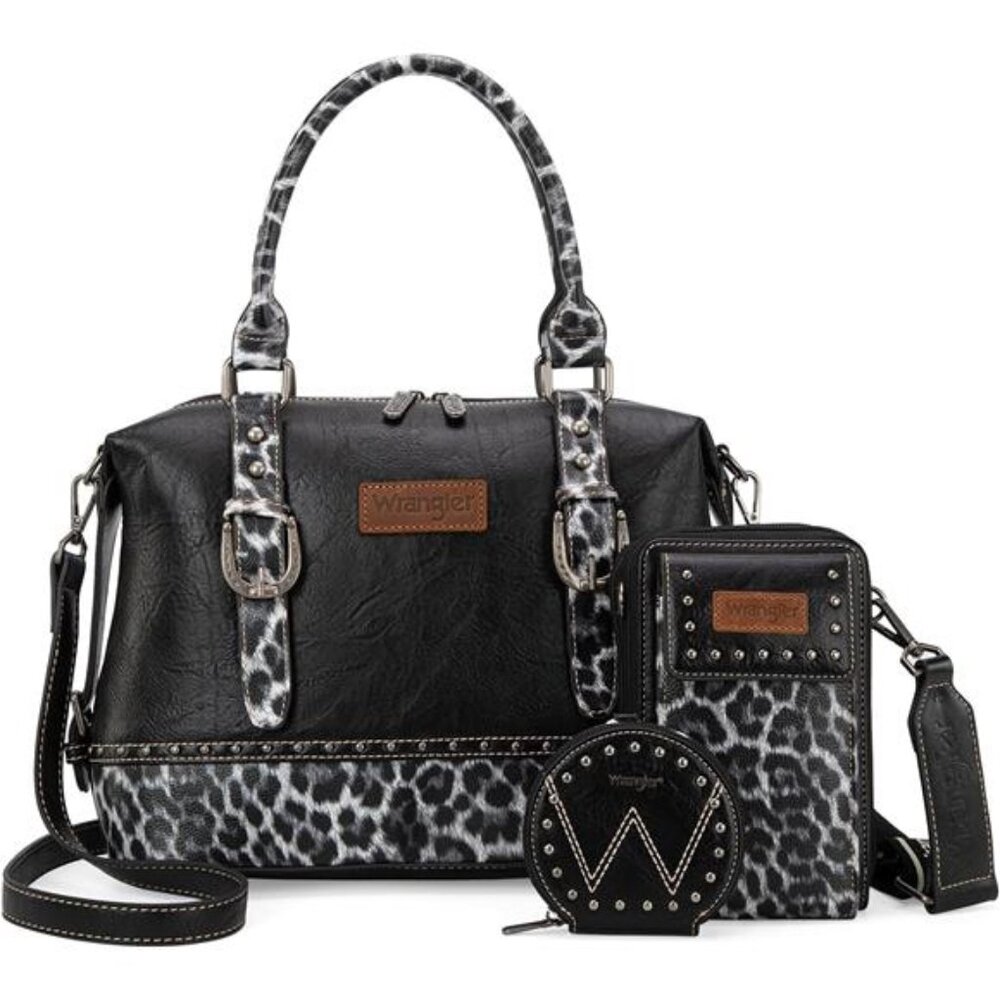3Pcs Doctor Bag Sets for Women Top-handle Satchel Bag